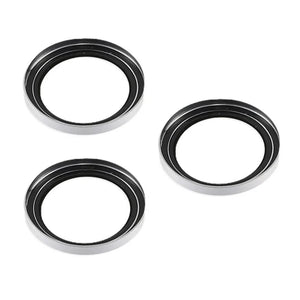 X-Level iPhone 17 Pro 6.3 & iPhone 17 Pro Max 6.9 AR-Spotlight Camera Lens Protector - Silver