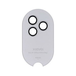 X-Level iPhone 17 Pro 6.3 & iPhone 17 Pro Max 6.9 AR-Spotlight Camera Lens Protector - Silver