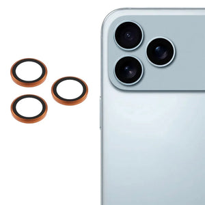 X-Level iPhone 17 Pro 6.3 & iPhone 17 Pro Max 6.9 AR-Spotlight Camera Lens Protector - Orange