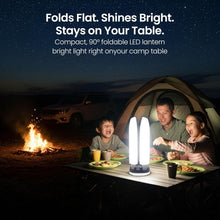 Load image into Gallery viewer, BRAVE BrightForce Pro 80W Portable Camping Light | 8000LM Foldable LED Floodlight with 2.5m Tripod | Battery Clip Power &amp; IP54 Waterproof Lamp
