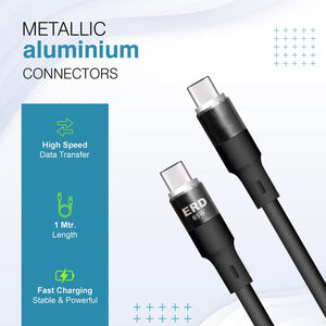 ERD USB-C To USB-C Metal Data Cable