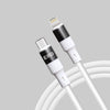 ERD USB-C To Lightning Metal Data Cable - White