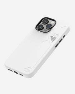 Aulumu A15 Vegan Leather Case  | Cooling Window |Magsafe| for iPhone 15 Pro-White