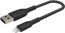 Load image into Gallery viewer, Belkin Braided Lightning Cable (0.15 m)
