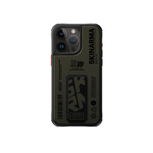 Load image into Gallery viewer, Skinarma &quot;Spunk&quot; Mag-Charge + Grip-Stand  iPhone 15 Pro Max- Pewter Green
