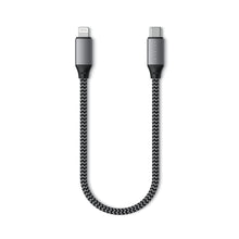 Load image into Gallery viewer, SATECHI USB-C to Lightning Short Cable 25cm - Gray

