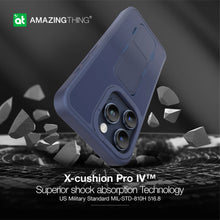 Load image into Gallery viewer, AT Matte Pro Magsafe Drop proof Case for iPhone 15 Pro Max- Blue

