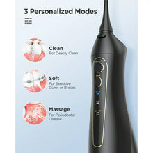 Load image into Gallery viewer, Fairywill Cordless Water Flosser with 8 Jet Tips, Portable Oral Irrigator Electric - Black
