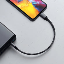 Load image into Gallery viewer, SATECHI USB-C to Lightning Short Cable 25cm - Gray
