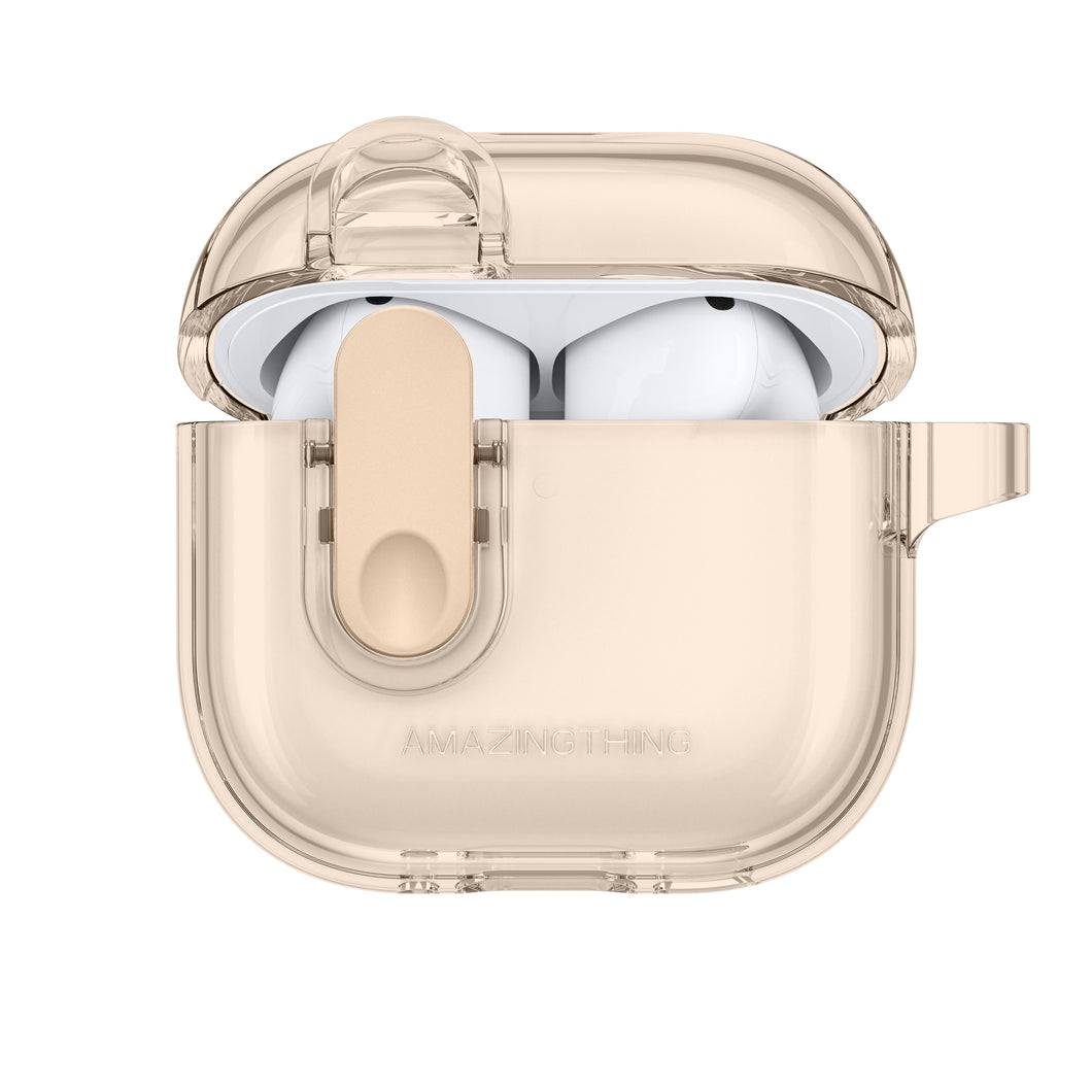 AT Minimal Click Case for AirPods 4 - Desert