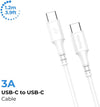 Blupebble Power Flow USB-C to USB-C 60watts Cable (1.2m)- White