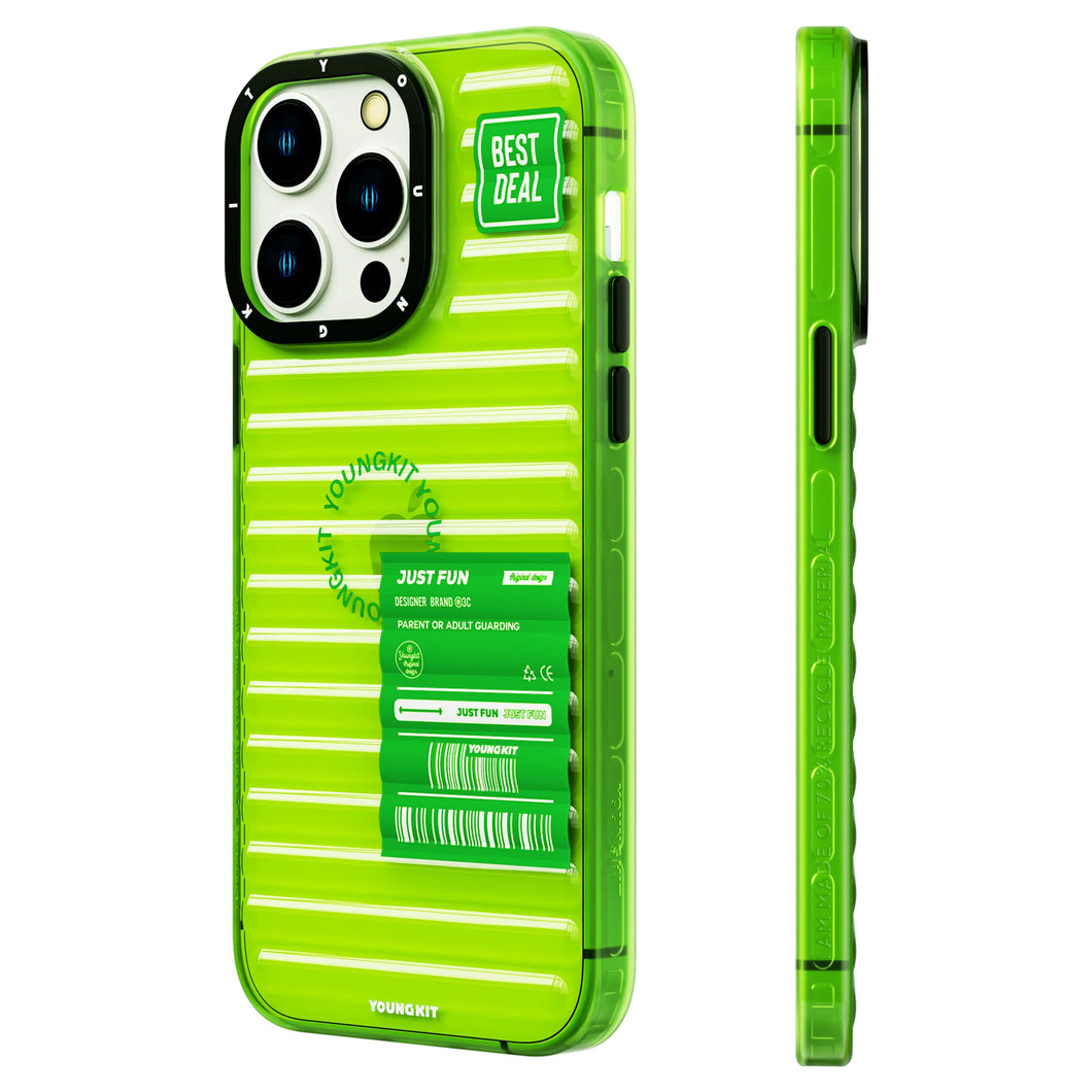 Youngkit Fluorite Protective for iPhone 13 Pro Max- Green