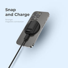 Load image into Gallery viewer, Blupebble Lucid Mag grip Magsafe 5W WL Charger w/ Stand &amp; Webcam Mount
