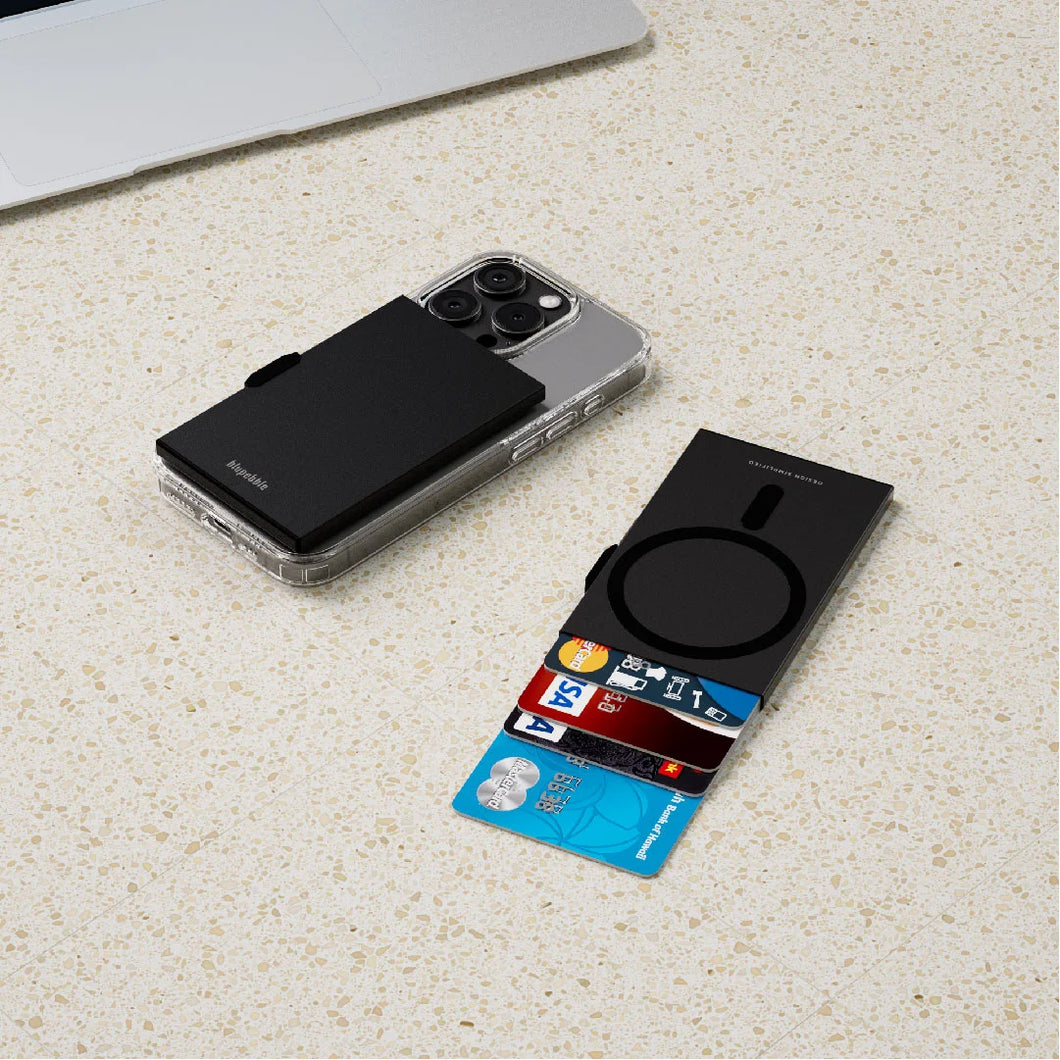 Blupebble 3 Standard Sized Magnetic Card Holder With RFID Protection