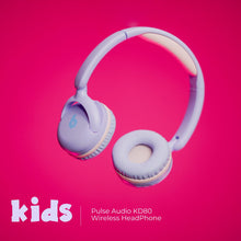 Load image into Gallery viewer, BLUPEBBLE KIDS PULSE AUDIO KD80 WIRELESS HEADPHONE- PURPLE
