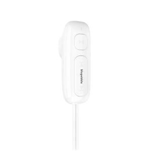 Blupebble BT Clip Wireless Earphone With Ultra-Long Battery LIFE - White