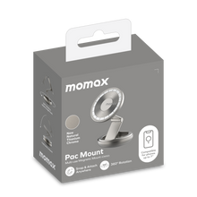 Load image into Gallery viewer, MOMAX PAC MOUNT MULTI-USE MAGNETIC CAR MOUNT- Titanium
