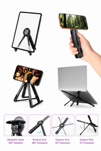 Load image into Gallery viewer, Maxwell Dynamic Portable Stand for Phones | Tablets | Laptops - Black
