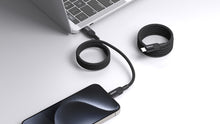 Load image into Gallery viewer, Momax Elite Mag Link 100W USB-C To USB-C Magnetic Cable 2M - Black

