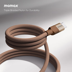 Momax Mag.Link Magnetic USB-C to Lightning Cable 60W 2M - Black