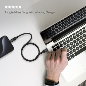 Momax Mag.Link Magnetic USB-C to Lightning Cable 60W 2M - Black