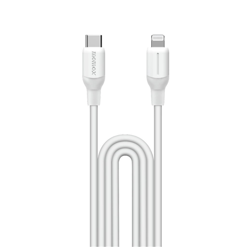 MOMAX 1-LINK FLOW 35W USB-C TO LIGHTNING CABLE / 2Meter-White