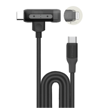 Load image into Gallery viewer, MOMAX 1-LINK FLOW DUO 2IN1 USB-C TO USB-C+LIGHTNING CABLE 1.5M
