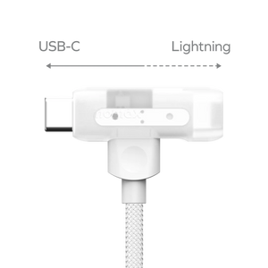 MOMAX 1-LINK FLOW DUO 2IN1 USB-C TO USB-C+LIGHTNING CABLE 1.5M