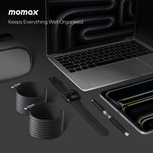 Momax Mag.Link Magnetic USB-C to Lightning Cable 60W 2M - Black