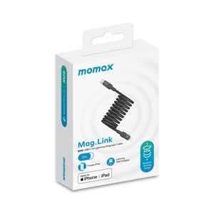 Momax Mag.Link Magnetic USB-C to Lightning Cable 60W 2M - Black