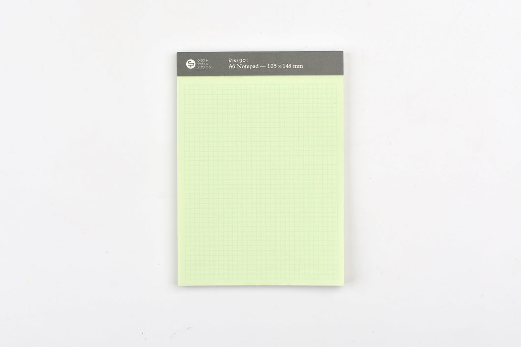 CDT A6 Notepad - Dark Green