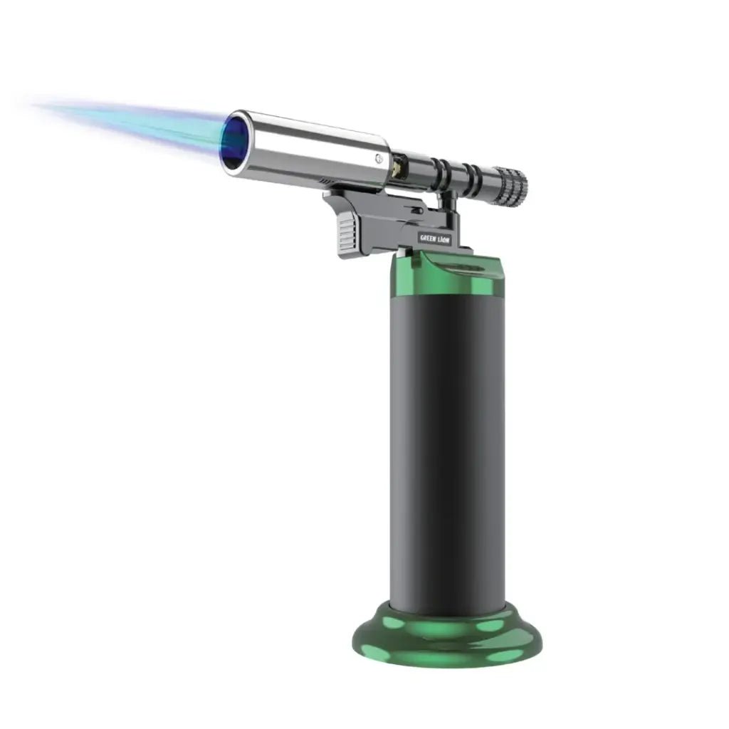 Green Lion Jet Flame Pro Windproof Lighter - Black - CVRGRM