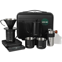 Load image into Gallery viewer, Green Lion V-60 Pro Coffee Maker Set - Black
