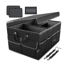 Load image into Gallery viewer, Green Lion Car Boot Organizer 57L | Durable | Lightweight | Foldable - Black
