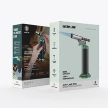 Load image into Gallery viewer, Green Lion Jet Flame Pro Windproof Lighter - Black - CVRGRM
