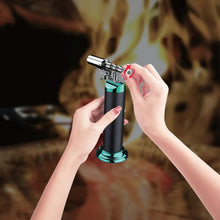 Load image into Gallery viewer, Green Lion Jet Flame Pro Windproof Lighter - Black - CVRGRM
