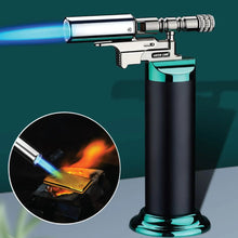 Load image into Gallery viewer, Green Lion Jet Flame Pro Windproof Lighter - Black - CVRGRM
