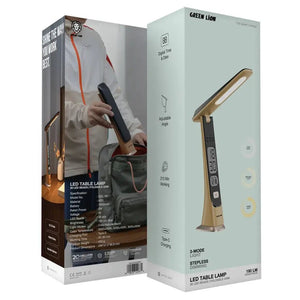 Green Lion LED Table Lamp - Wooden - CVRGRM