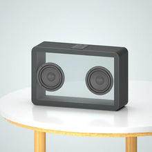 Load image into Gallery viewer, Transparent Box Bluetooth Speaker - Black
