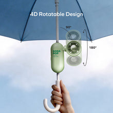 Load image into Gallery viewer, Momax 1° Go Clamp Compact Foldable Umbrella Clip Mini Fan
