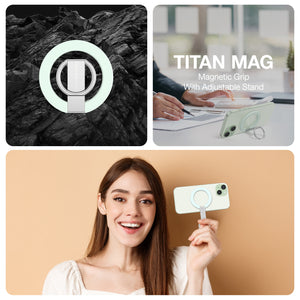 Amazing Thing Titan Mag Magnetic Grip with Adjustable Stand - Mint green
