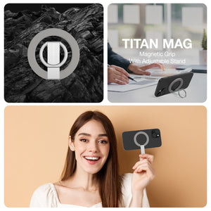 Amazing Thing Titan Mag Magnetic Grip with Adjustable Stand - Gray