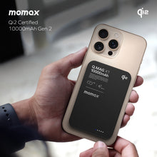 Load image into Gallery viewer, Momax Q.Mag X1 Qi2 Magnetic Wireless Power Bank 10000mAh - Gen 2
