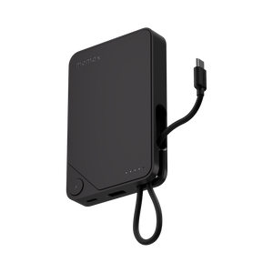 Momax 1-Power X 10000mAh Power Bank With Built-In USB-C Cable