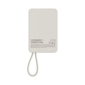 Momax 1-Power X 10000mAh Power Bank With Built-In USB-C Cable