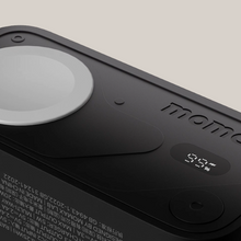 Load image into Gallery viewer, Momax 1-Power X Pro Mini+ 5000mAh Integrated Foldable USB-C Plug &amp; Built-In USB-C Cable Power Bank With Apple Watch Fast Charger - Orange
