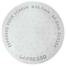 Load image into Gallery viewer, LePresso 58mm Puck Screen - Silver
