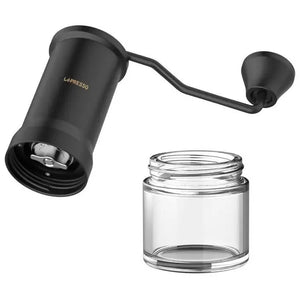 LePresso High Precision Conical Burr Grinder ( Glass Container ) 35g - Black