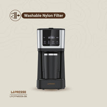 Load image into Gallery viewer, LePresso Rich Brew Drip Coffee Maker 1.25L Jar 900W Interactive Touch Display - Black

