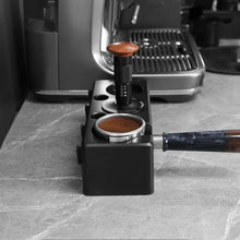 Load image into Gallery viewer, LePresso Auto Pressure Release 58mm Tamper with Thread Base - Black

